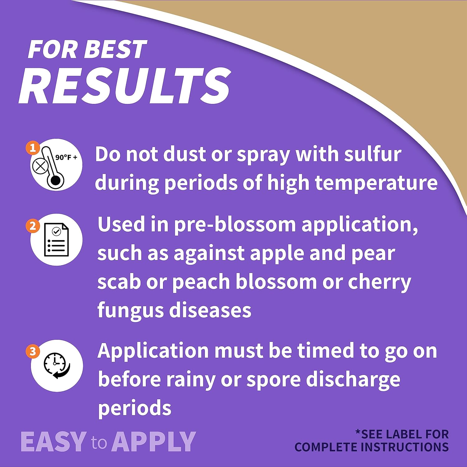 4 lb. Sulfur Plant Fungicide I718