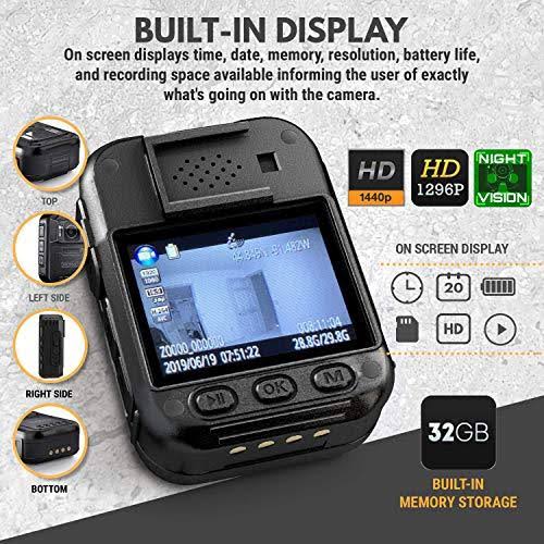Police Body Camera with Night Vision W624945
