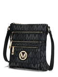 Black Multi Compartments Crossbody S515035