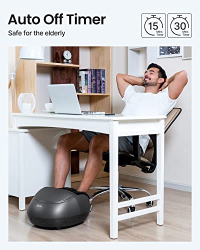 Black Electric Foot Massager with Heat M331061