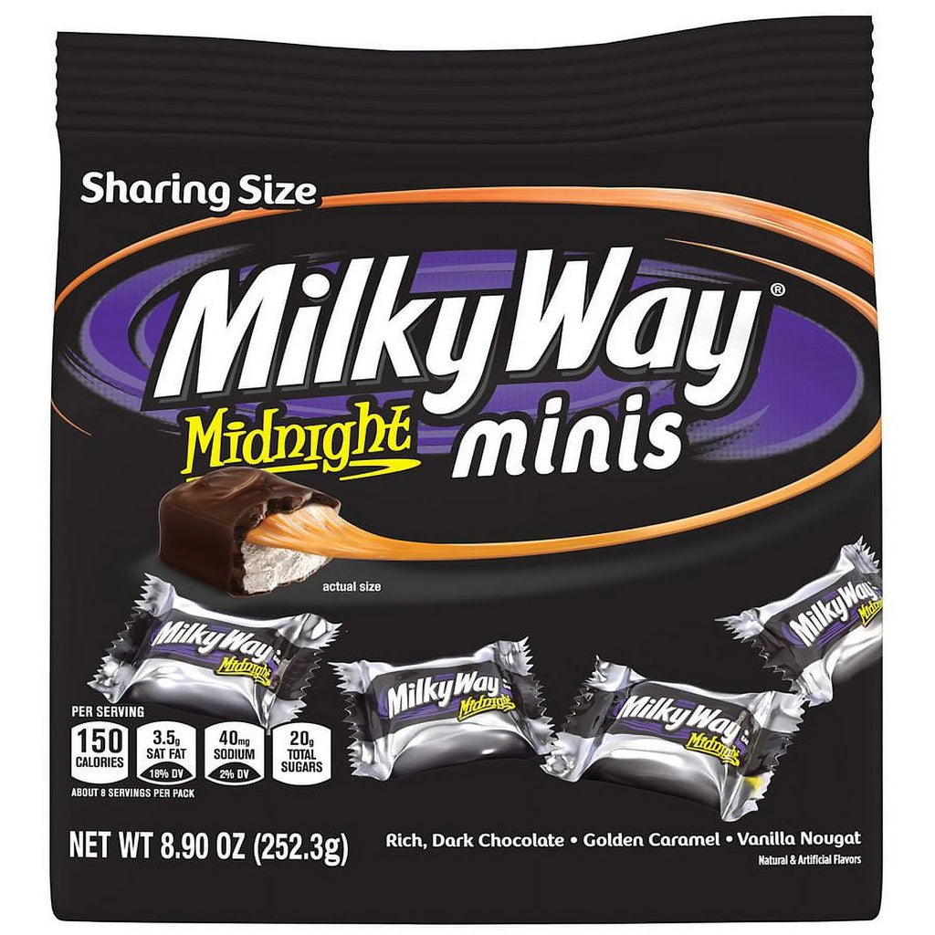 Midnight Dark Chocolate Candy Bars 8.9oz Pack of 2 D25548