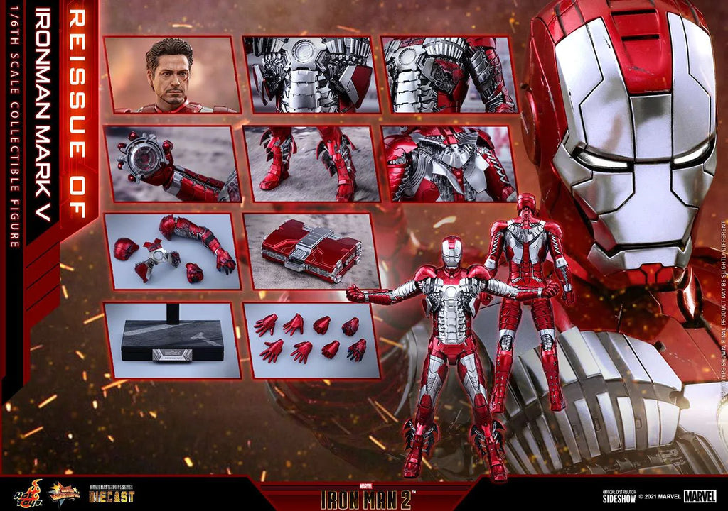 Diecast Iron Man Mark V Collectible Figure N414074