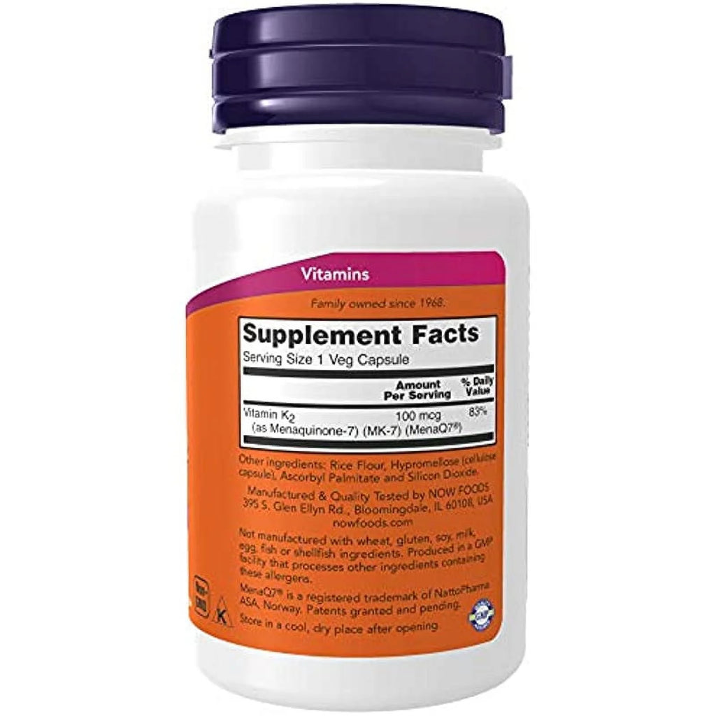 60 Veg Capsules Vitamin K-2 100 mcg X115905