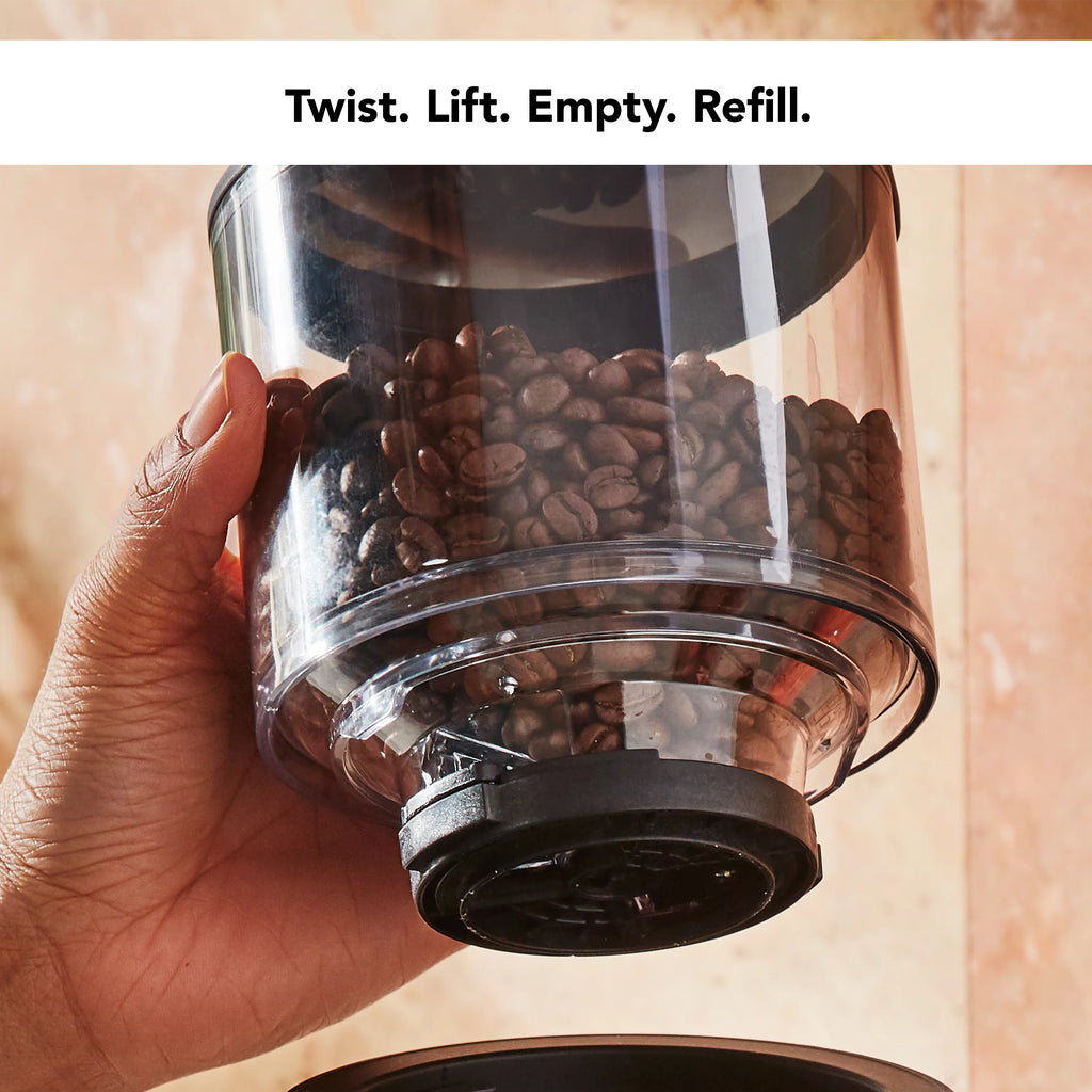 Black Matte Burr Coffee Grinder T1182