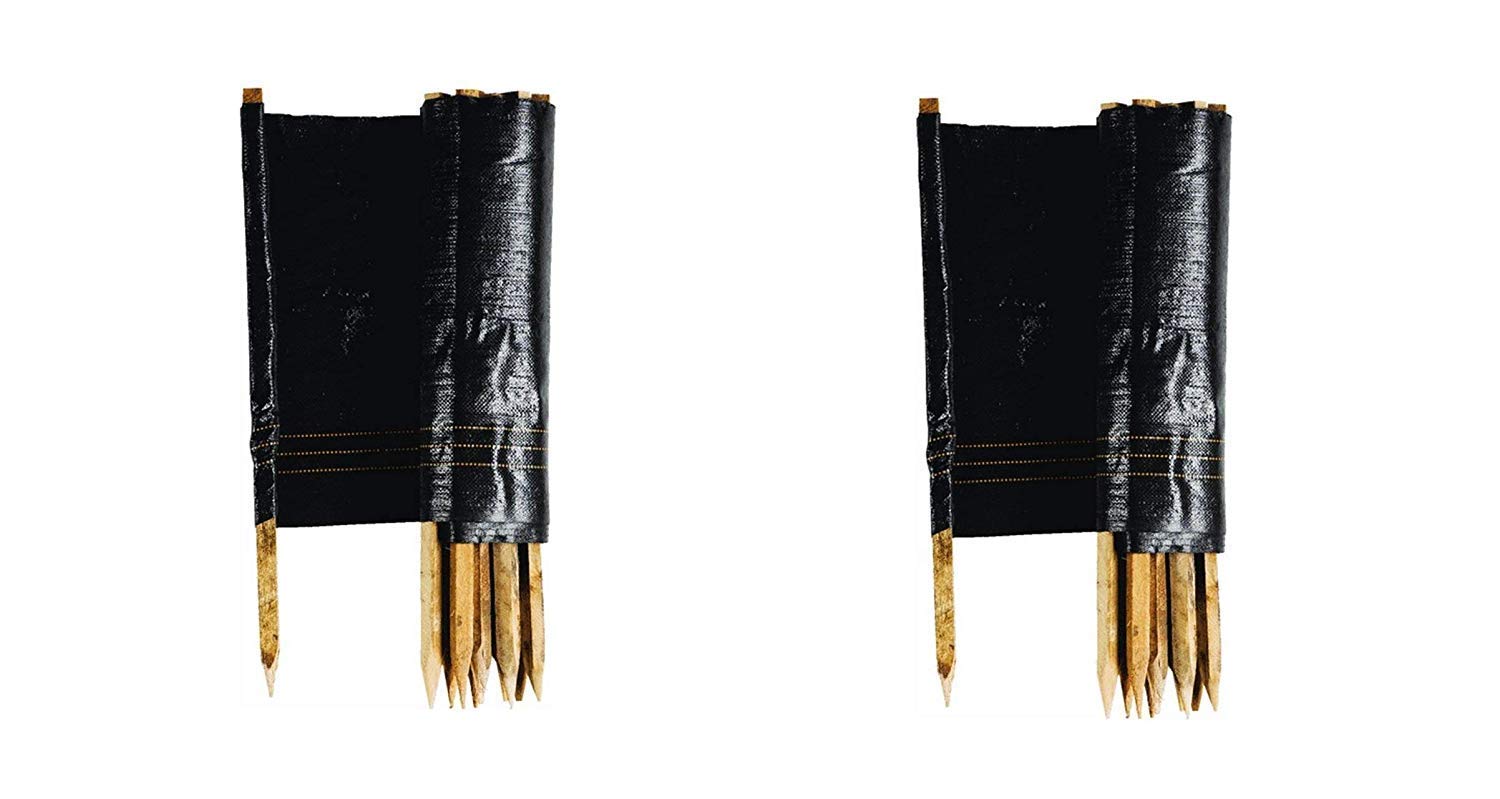 Black 2' x 100' Silt Fence (Pack of 2) G17899
