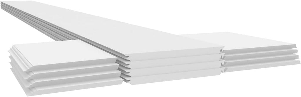 10"W x 9'H Square Non-Tapered Smooth PVC Column Wrap Kit Z329471