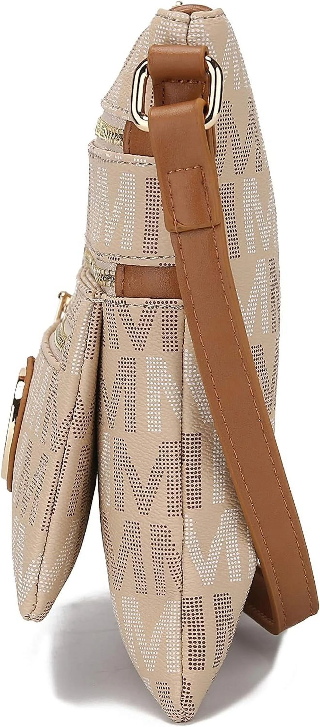 Black Multi Compartments Crossbody S515035