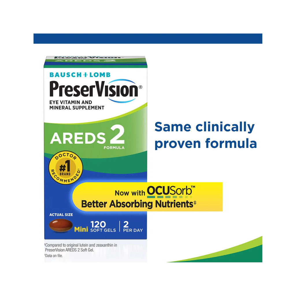 PreserVision AREDS 2 Formula Multivitamin Eye Vitamin and Mineral Supplement (Pack of 10) N28625