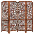 4 Panel Folding Wood Room Divider Y14581