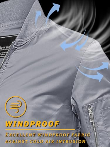Lightweight Bomber Jacket with Pocket U112