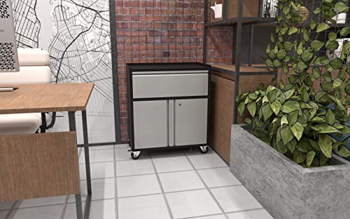 Metal Rolling Tool Cabinet with Drawers and Wheels N12687