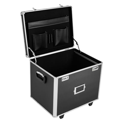Locking File Storage Box with Wheels O805903