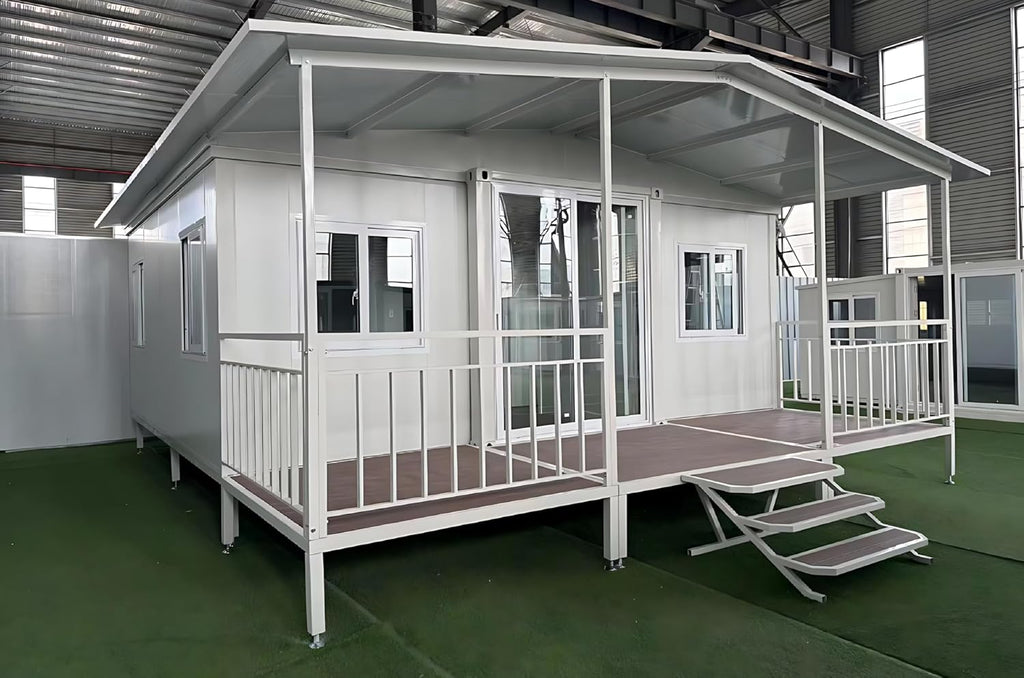 20FT Expandable Prefabricated House with 2 Bedroom 1 Living Room 1 Bathroom and Kitchen K116