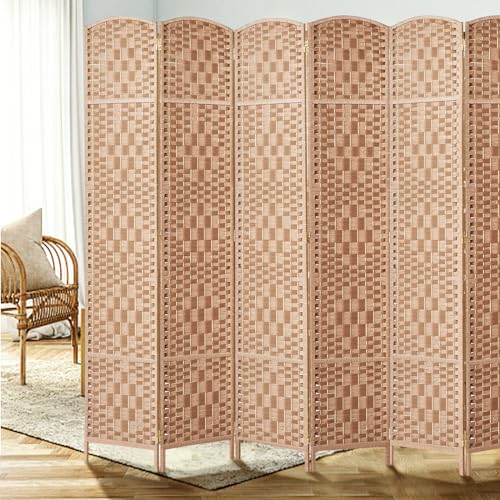 Dark Coffee 4 Panel Room Divider Y740