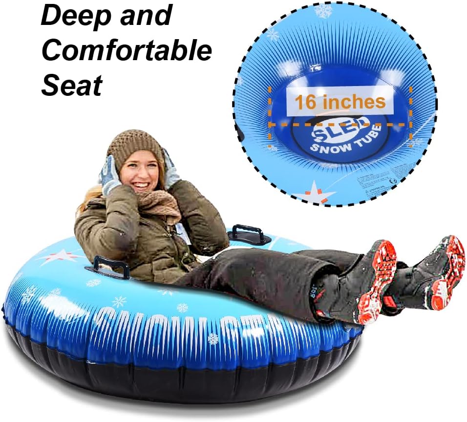 48-inch Inflatable Snow Tube with Handles C7213