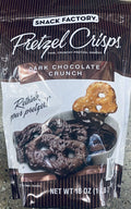 Dark Chocolate Crunch Pretzel Crisps 18 oz Bag V2355