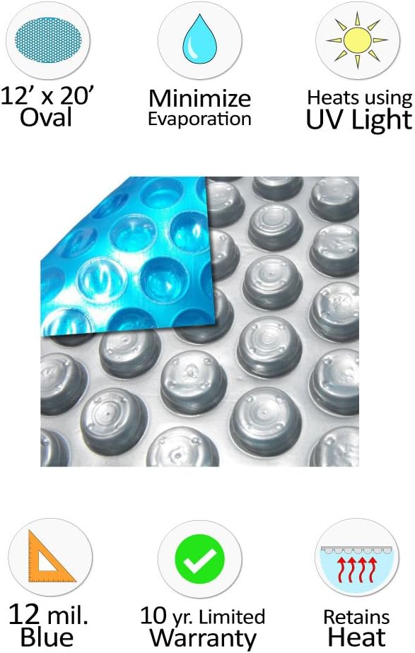 12 Mil Oval Solar Cover L88426