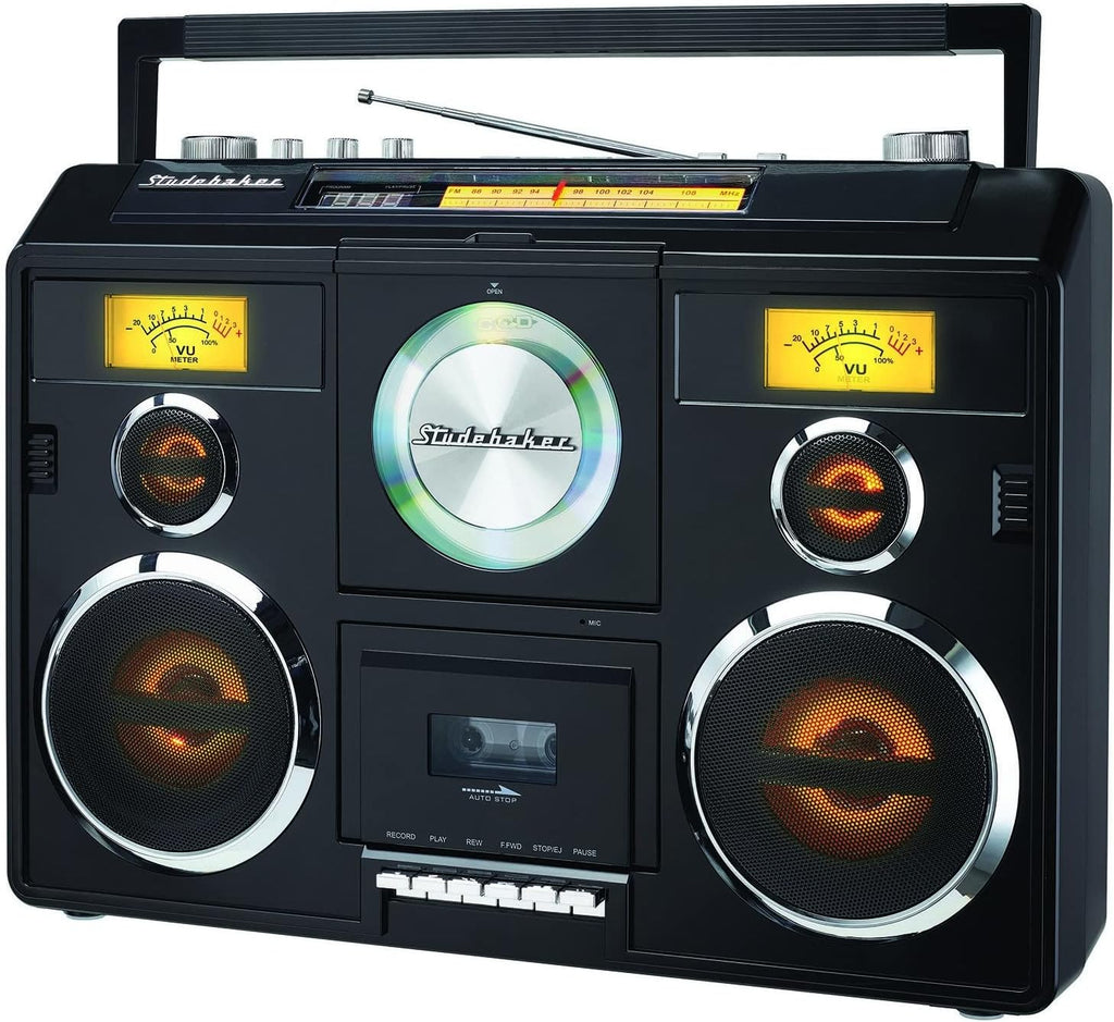 Teal Portable Stereo Boombox with Bluetooth M318421