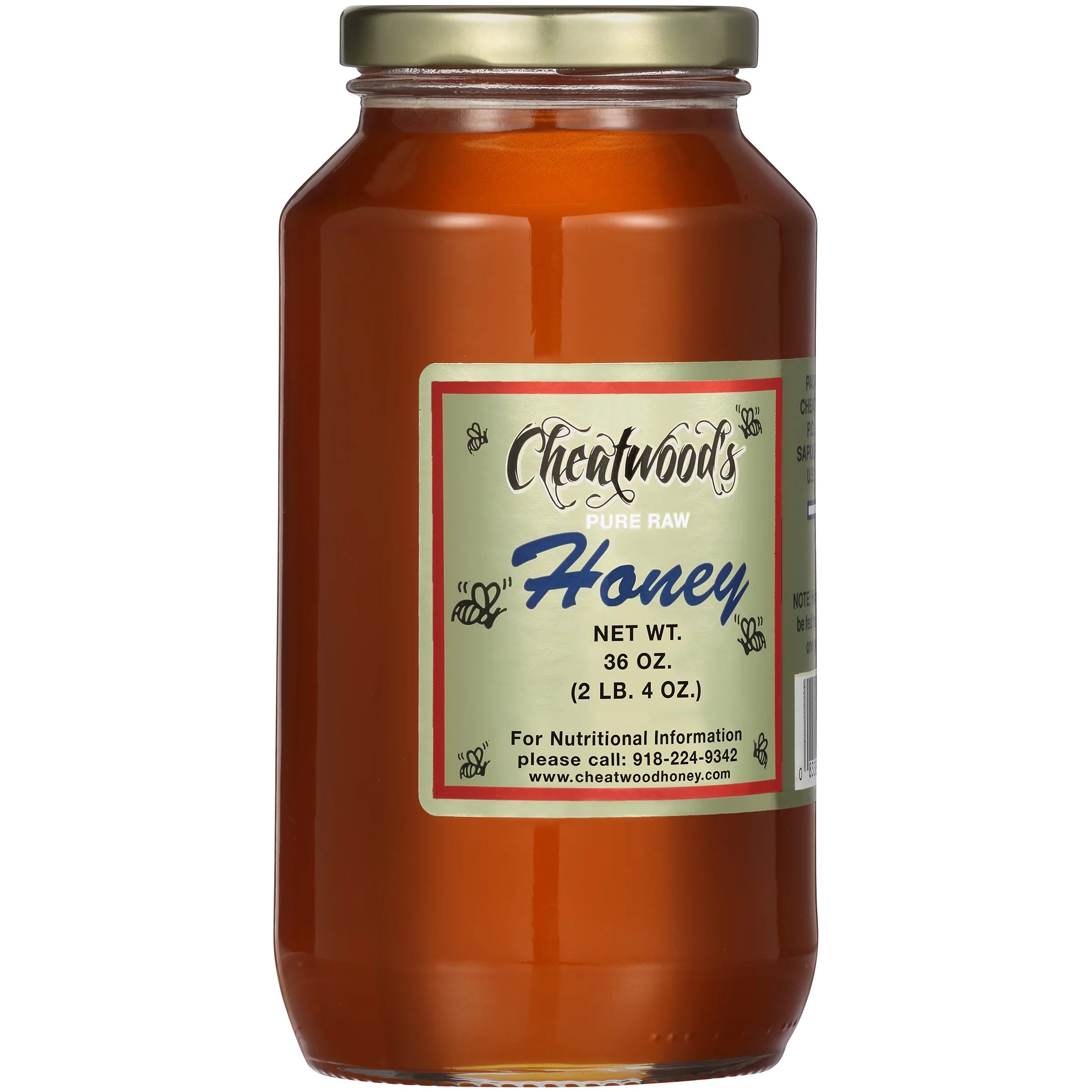Pure Raw Honey 36 oz. Jar P294