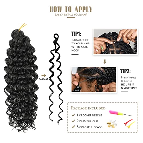Ocean Wave Crochet Hair Synthetic Braiding Hair Extensions X29764