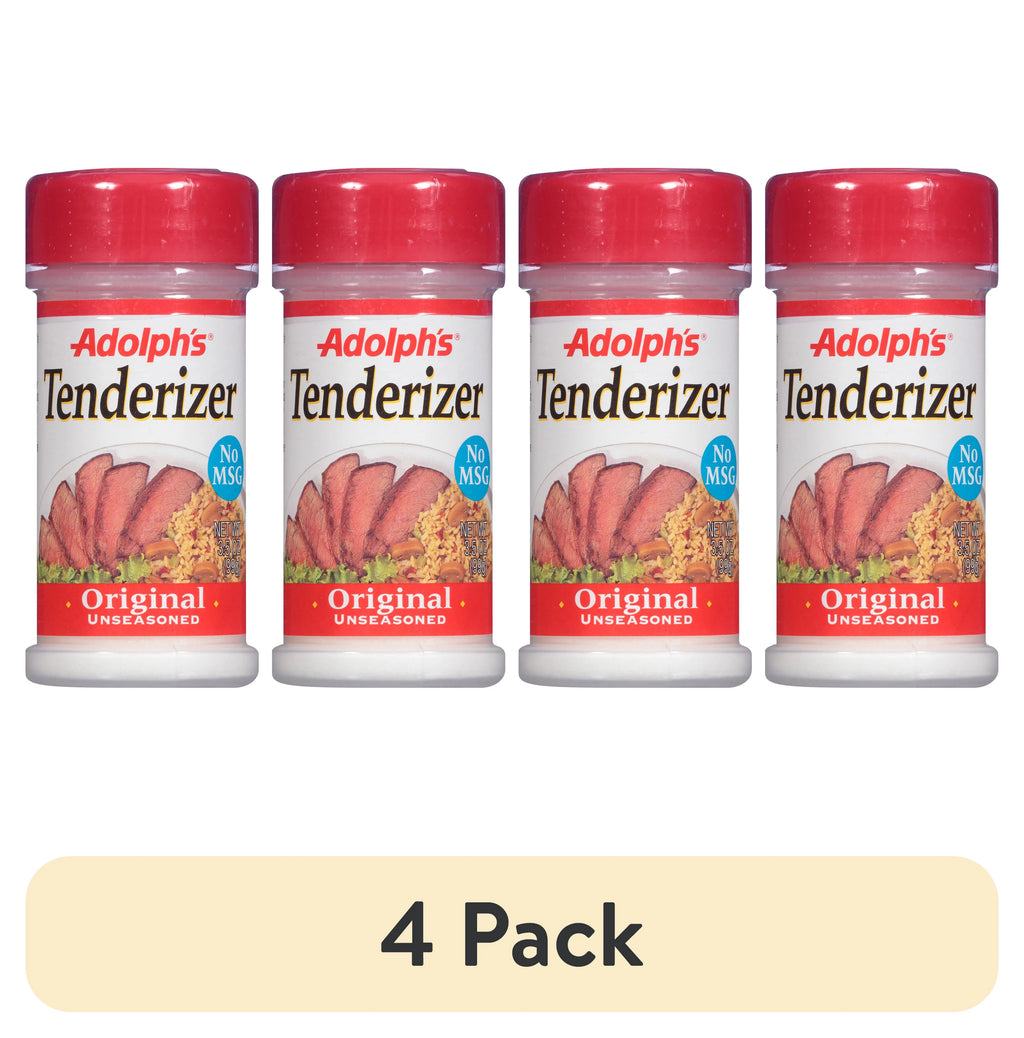(4 pack) Unseasoned Tenderizer, 3.5 oz Mixed Spices & Seasonings H810