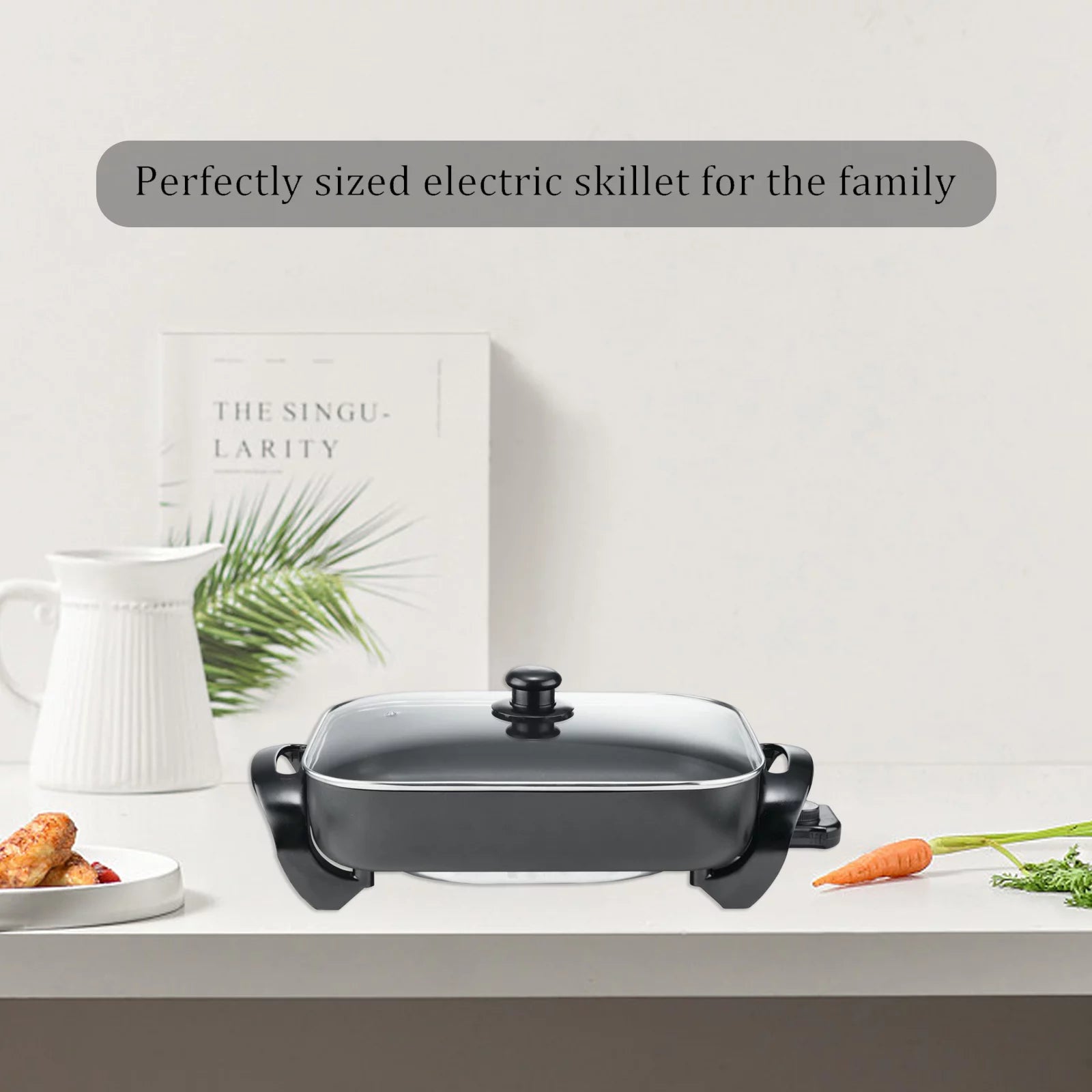 Large Capacity Nonstick Electric Skillet (16 inch) Y983255