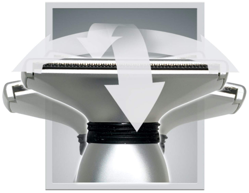 Back Shaver with 3 Flex Heads, Power Hinge, Extreme Reach Handle & Bonus Case, 4 Piece Set P71705