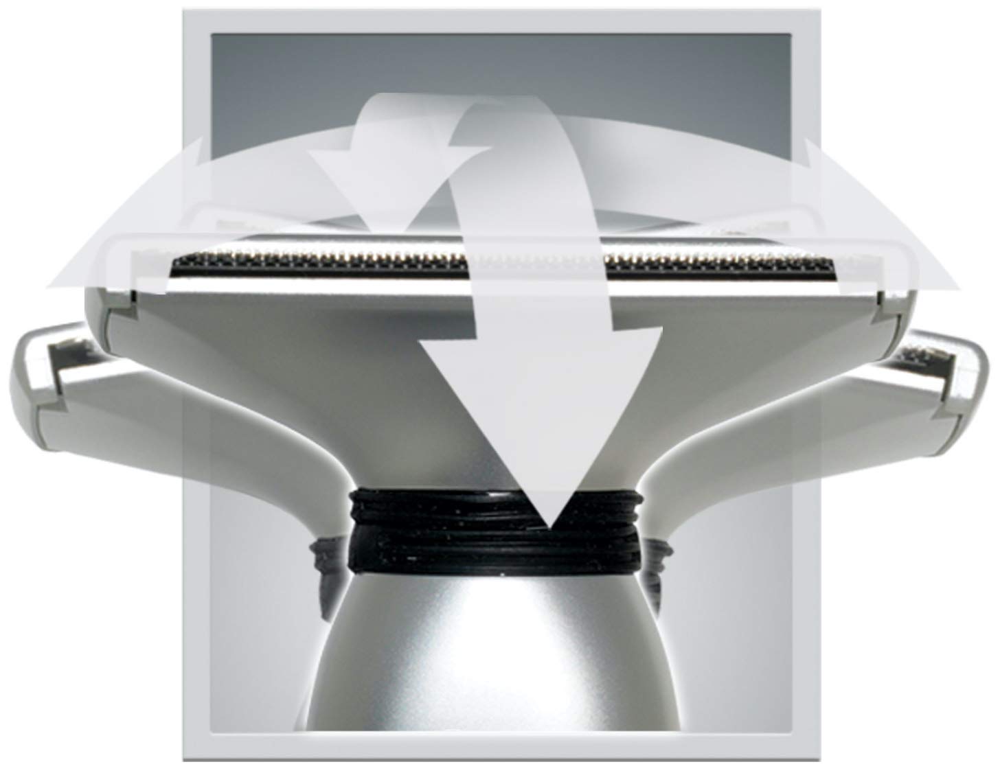 Back Shaver with 3 Flex Heads, Power Hinge, Extreme Reach Handle & Bonus Case, 4 Piece Set P71705