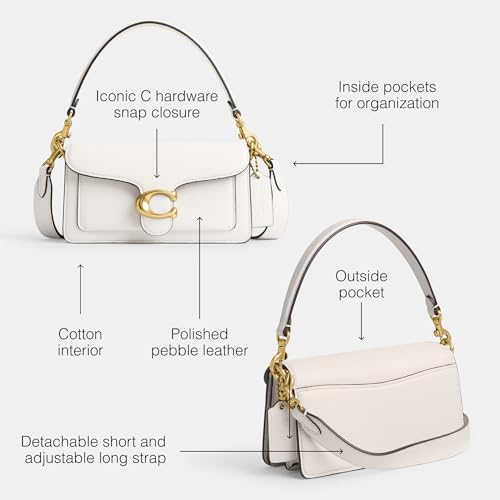Polished Pebble Leather Tabby Shoulder Bag 20 E283