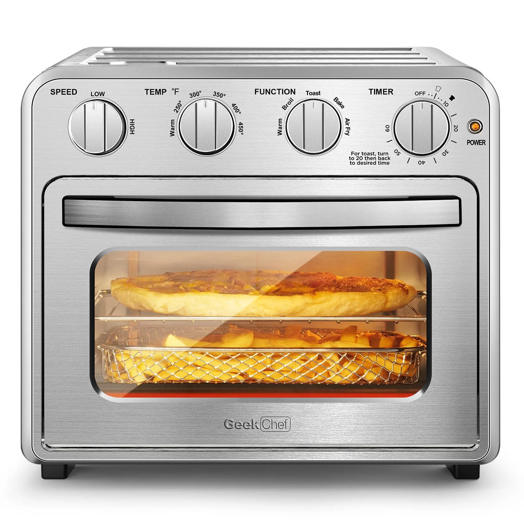 26QT Stainless Steel Air Fryer Toaster Oven Combo C7295