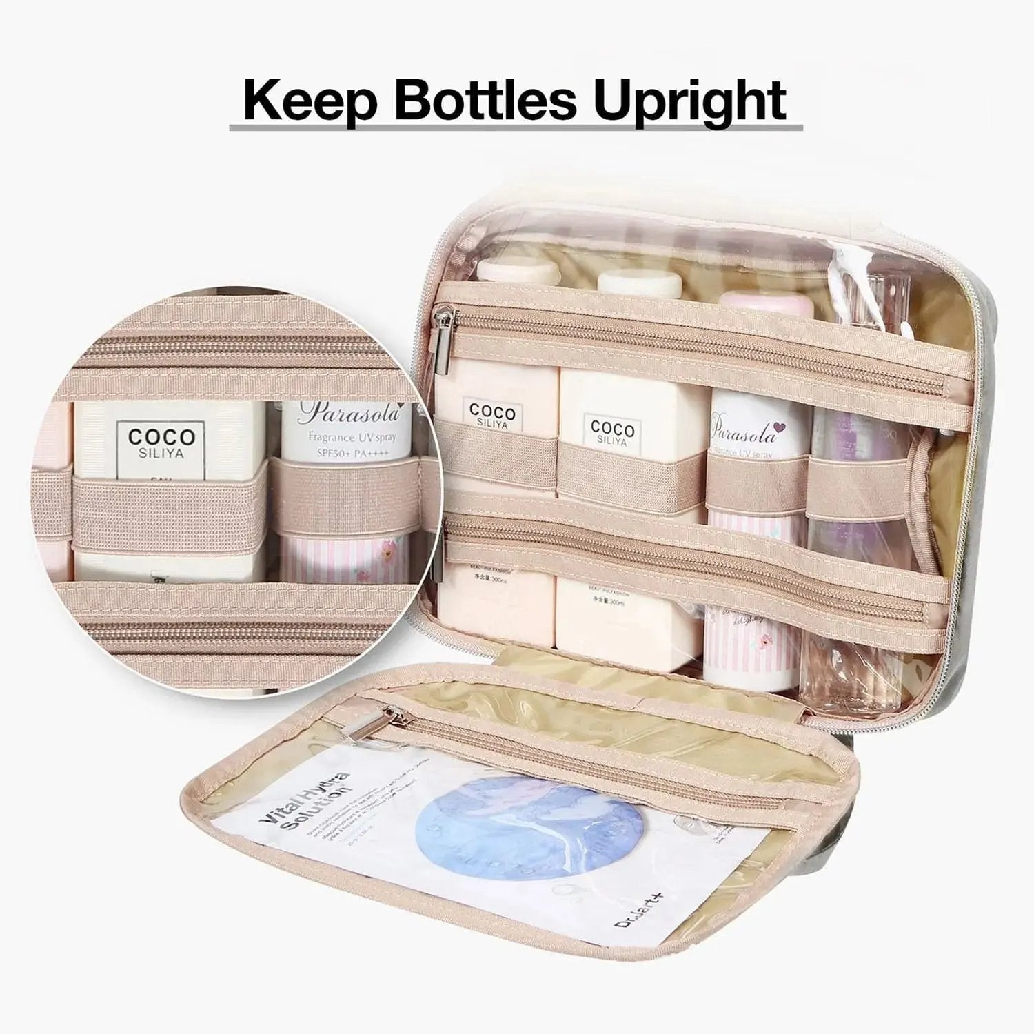Medium Hanging Travel Makeup Organizer