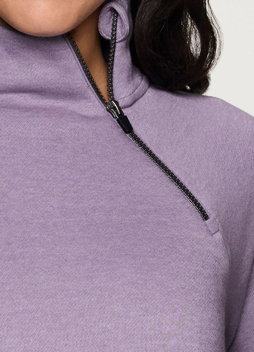 Ready To Roll Fleece Mock Neck Pullover