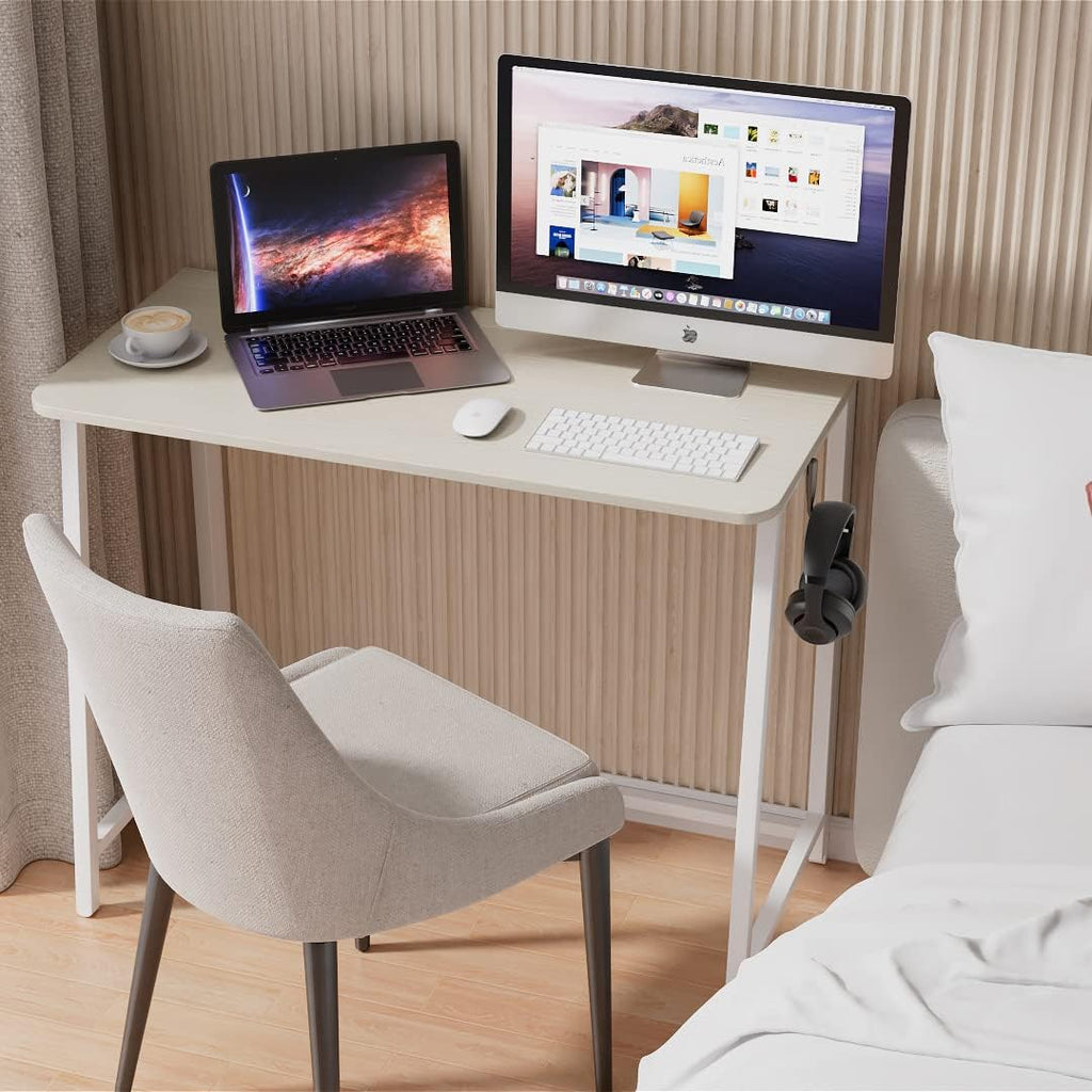 Folding Desk 31.5" Oak White Z2937