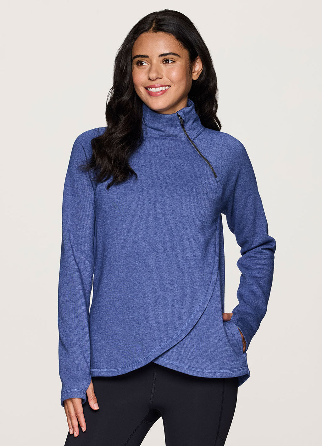 Ready To Roll Fleece Mock Neck Pullover