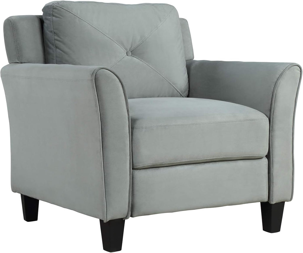 Gray 3 Piece Sofa Loveseat Chair Set J555