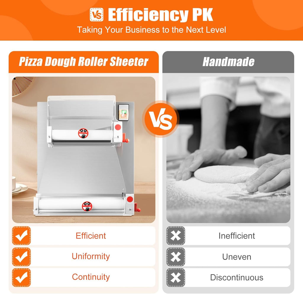 370W Electric Pizza Dough Roller Machine Z737940