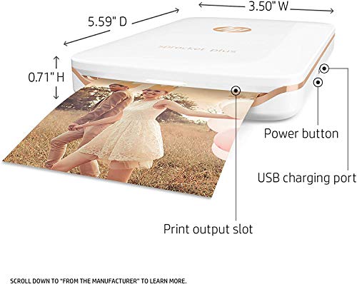 Portable Color Photo Printer 2x3" Black K5722