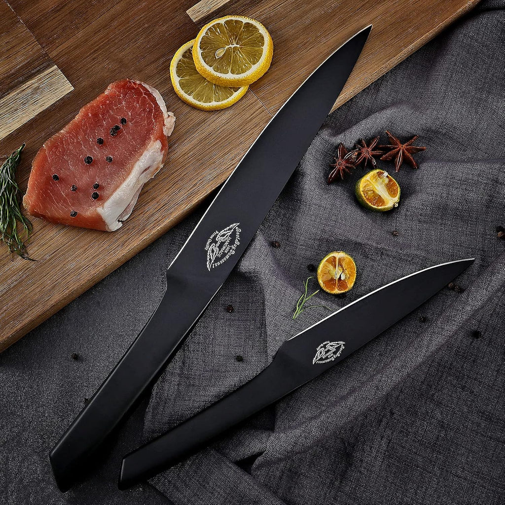Black Chef Knife Set W6292