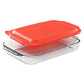 2-Qt Glass Baking Dish with Lid H551
