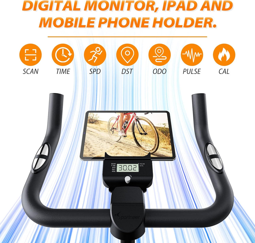 Black Magnetic Resistance Exercise Bike Y87290