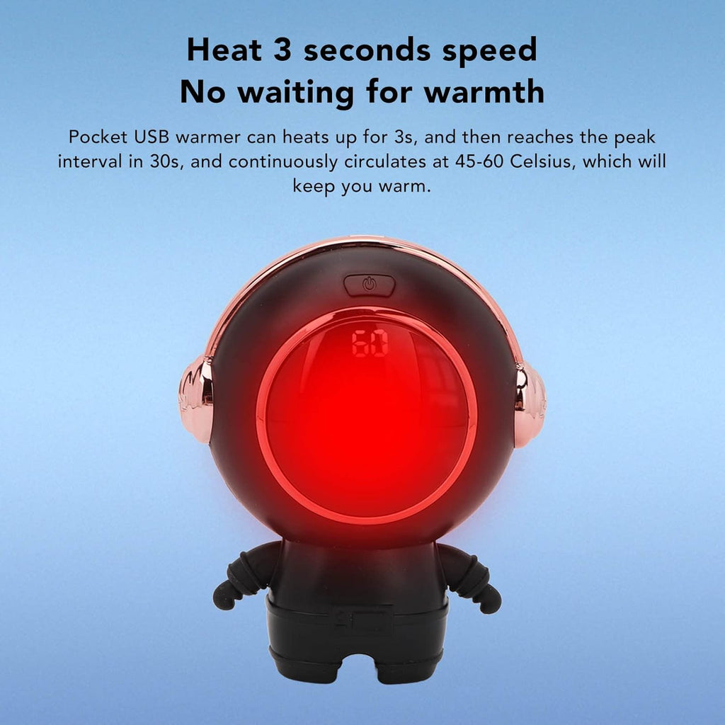 USB Rechargeable Portable Heater (Black) J32516