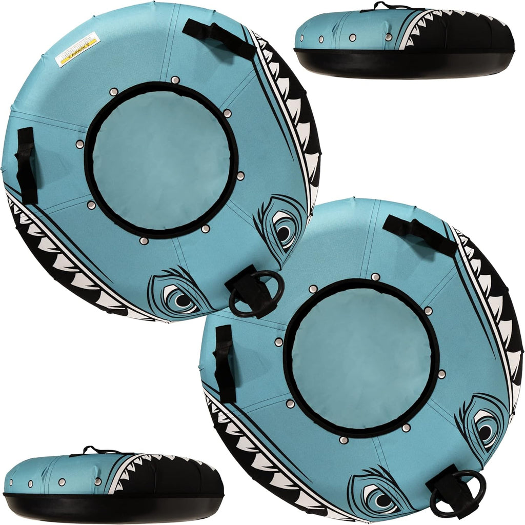 Heavy Duty Snow Sled with Hard Plastic Bottom E55289