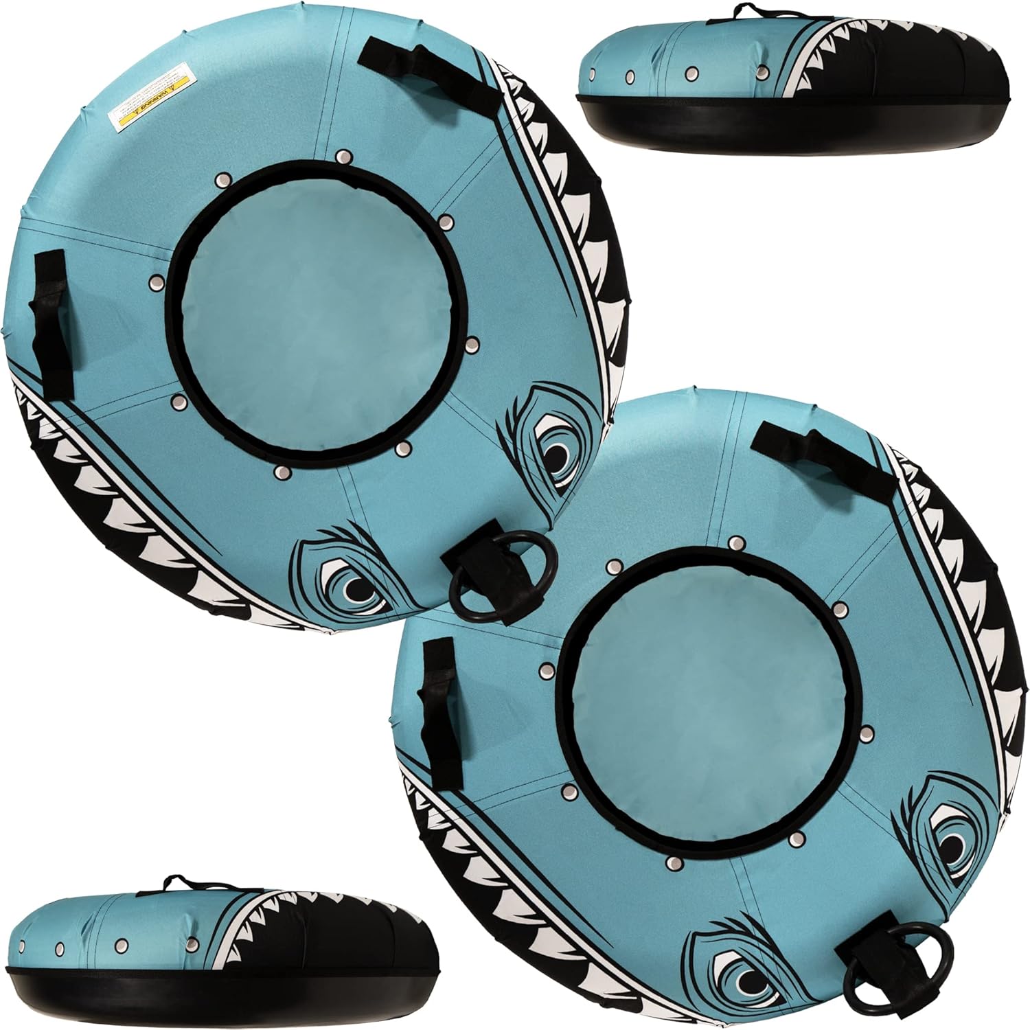 Heavy Duty Snow Sled with Hard Plastic Bottom E55289