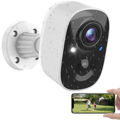 2K Wireless Outdoor Security Camera with Color Night Vision A344