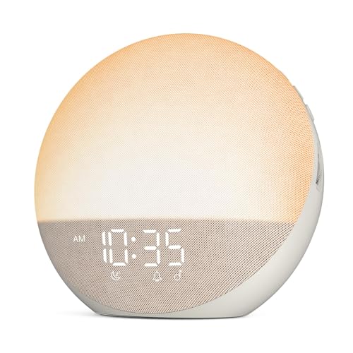 White Noise Machine Alarm Clock with Bluetooth Speaker P749001