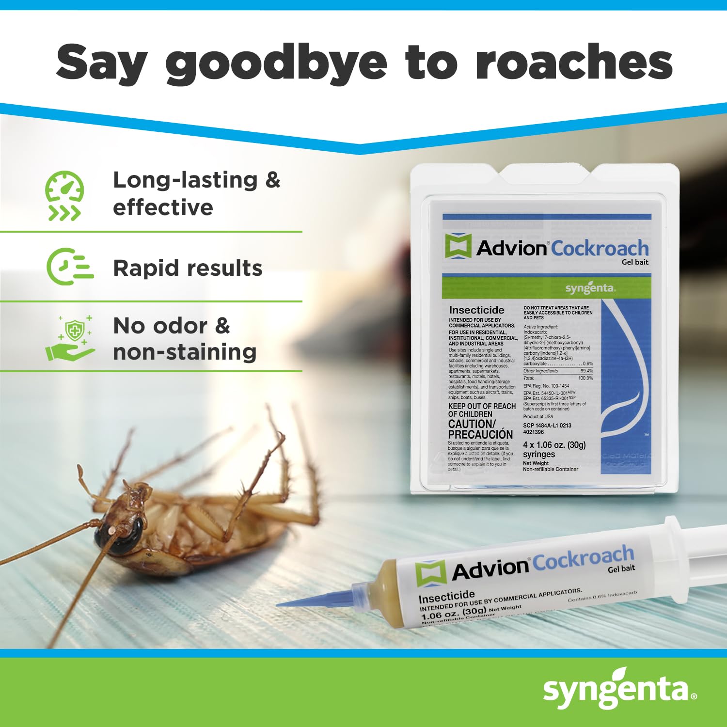 2 boxes (8 tubes) Roach Gel P3911
