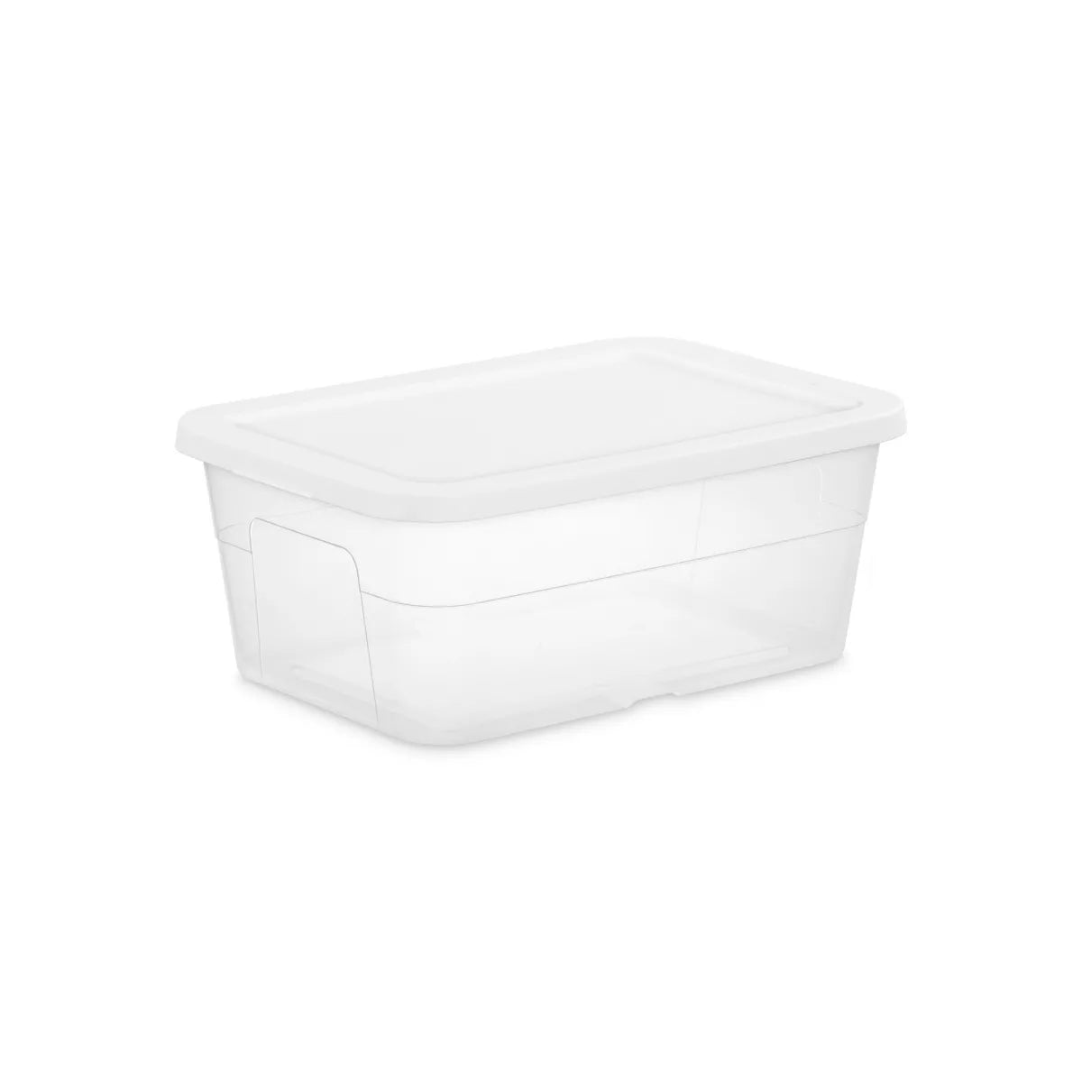 16qt Clear Storage Box with Lid B100