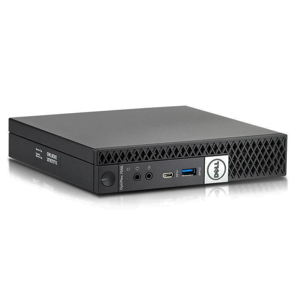Restored Dell Optiplex Micro PC Intel i5-7500T 2.7Ghz 8GB DDR4 128GB SSD Win 10 Pro O608253