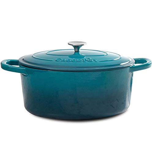 Oval Enameled Cast Iron Dutch Oven J371256