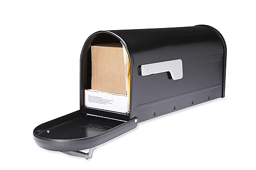 Black Galvanized Steel Mailbox C30577